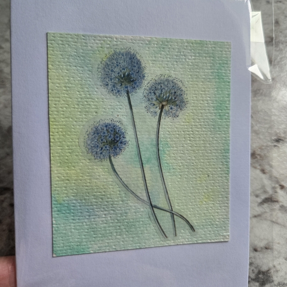 Other - Blue Dandelion Art Print